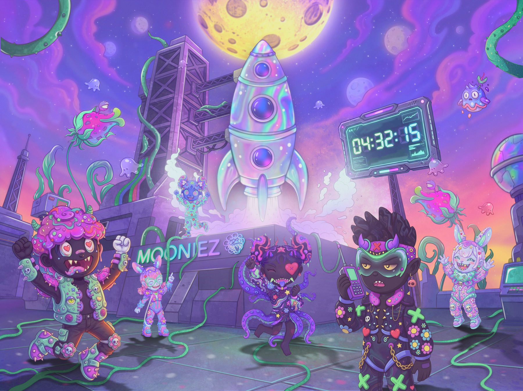 Launch countdown